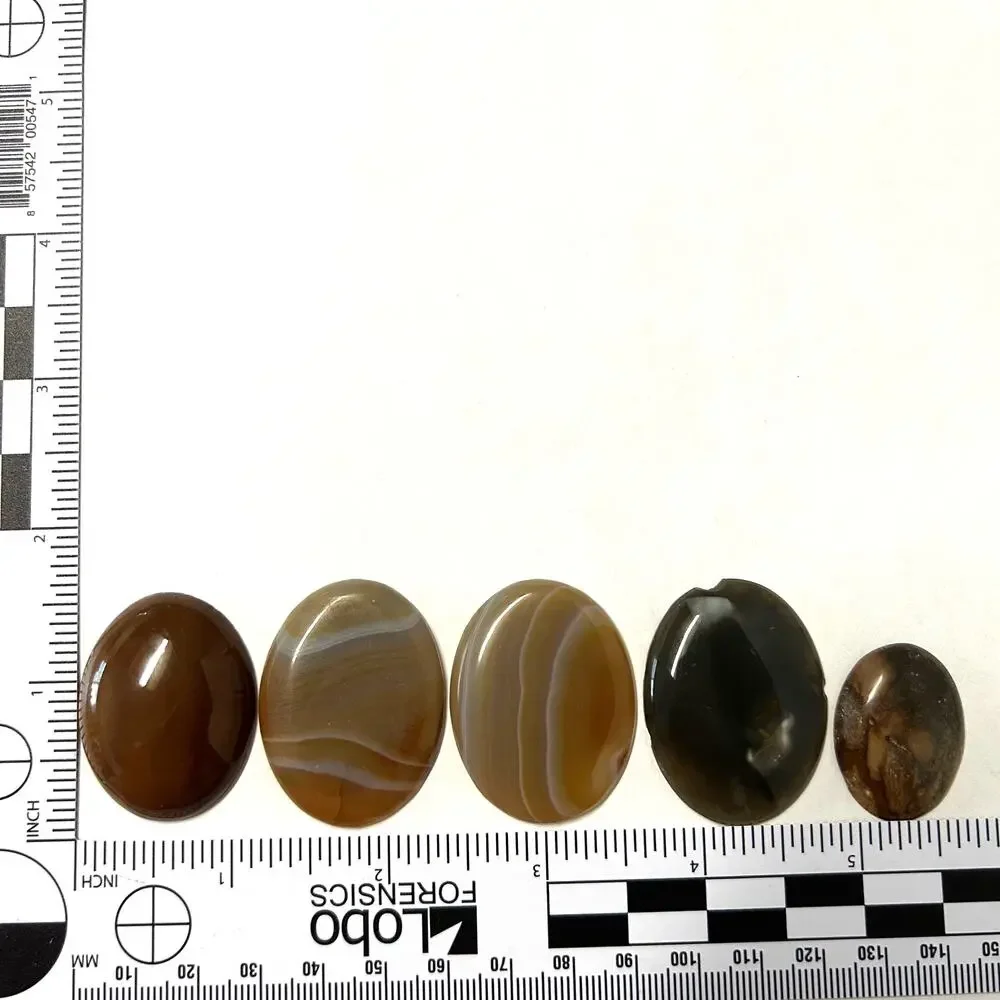 Asssorted Agate Cabochons For Jewely‎ Making Lot of 21